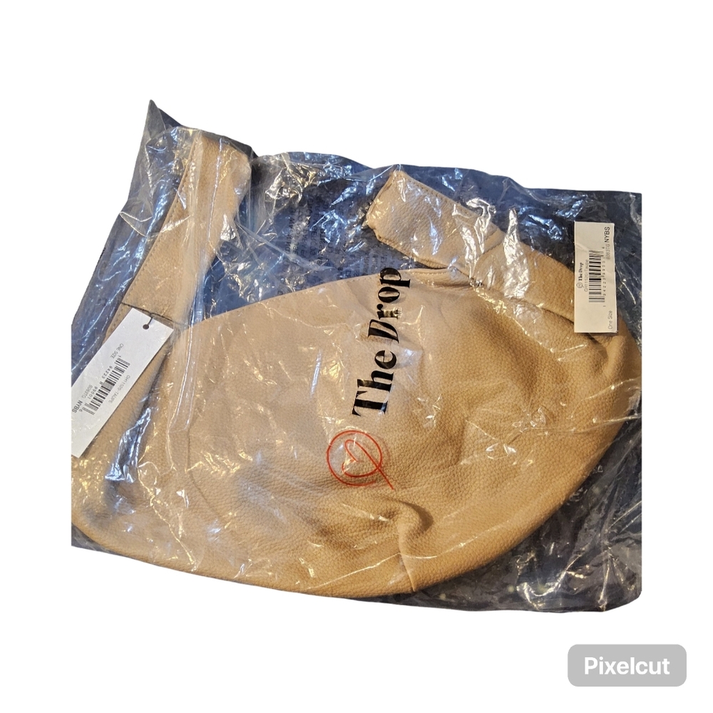 NWOT The Drop Avalon Small Tote Bag Taupe - Picture 2 of 5